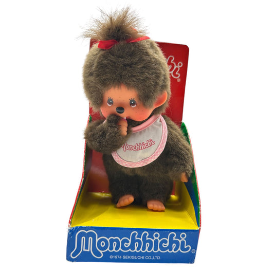 Vintage Monchhichi Doll in Original Box By Sekiguchi