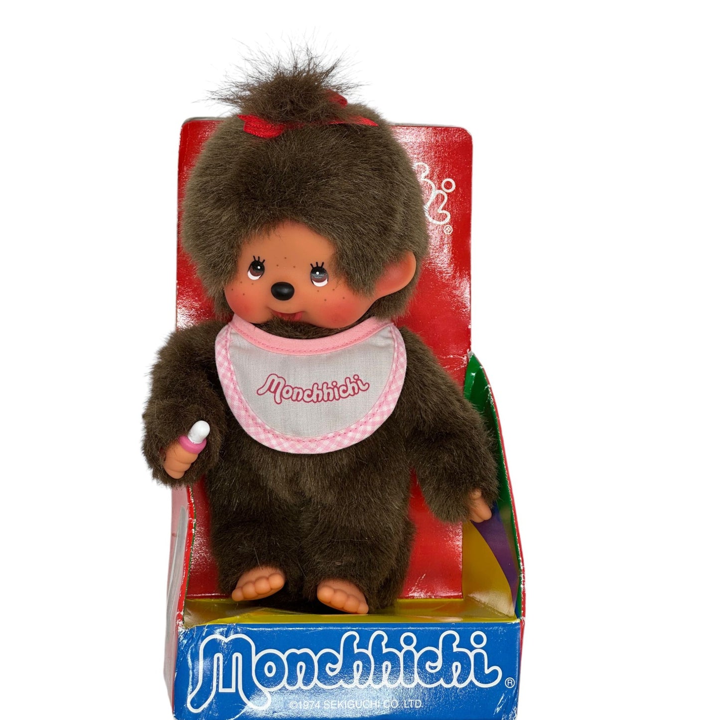 Vintage Monchhichi Doll in Original Box By Sekiguchi