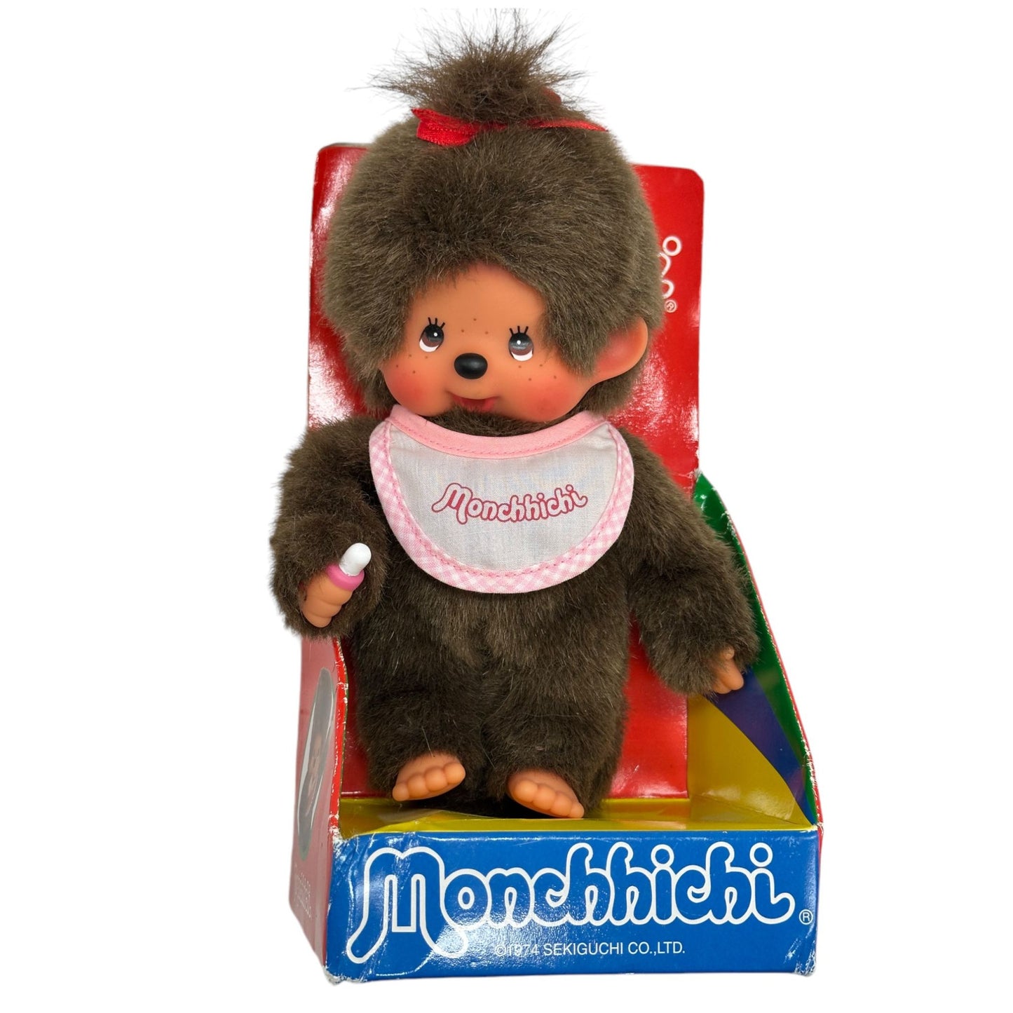 Vintage Monchhichi Doll in Original Box By Sekiguchi