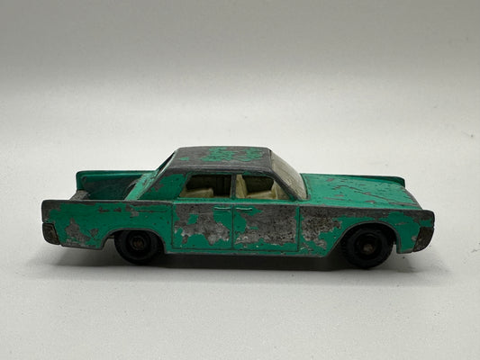 Vintage1960 Matchbox Toy Car No. 31 Lincoln Continental Teal England Hot Wheels