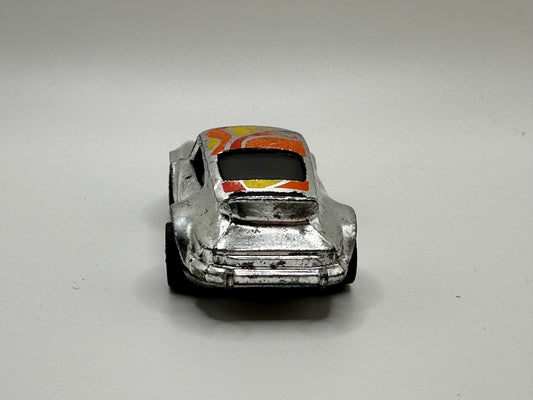 *Vintage Hot Wheels 1974 Redlines P-911 Porsche Chrome Red Yellow Orange Decal