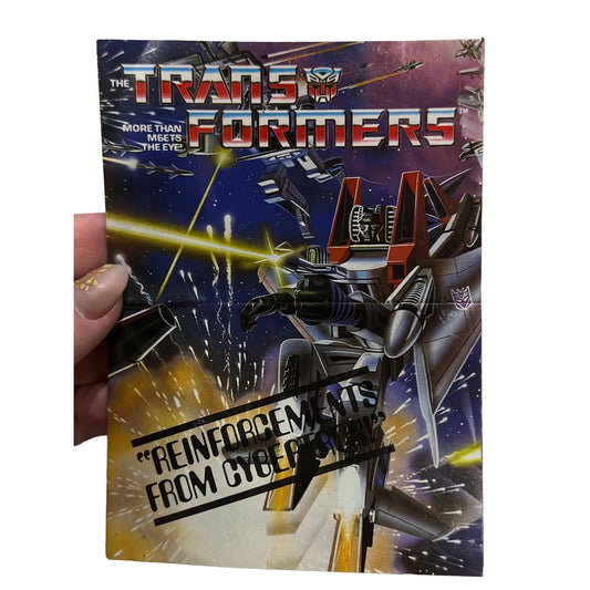 Vintage Hasbro Transformers Catalog Insert Booklet Manual Packet Group #2 1985