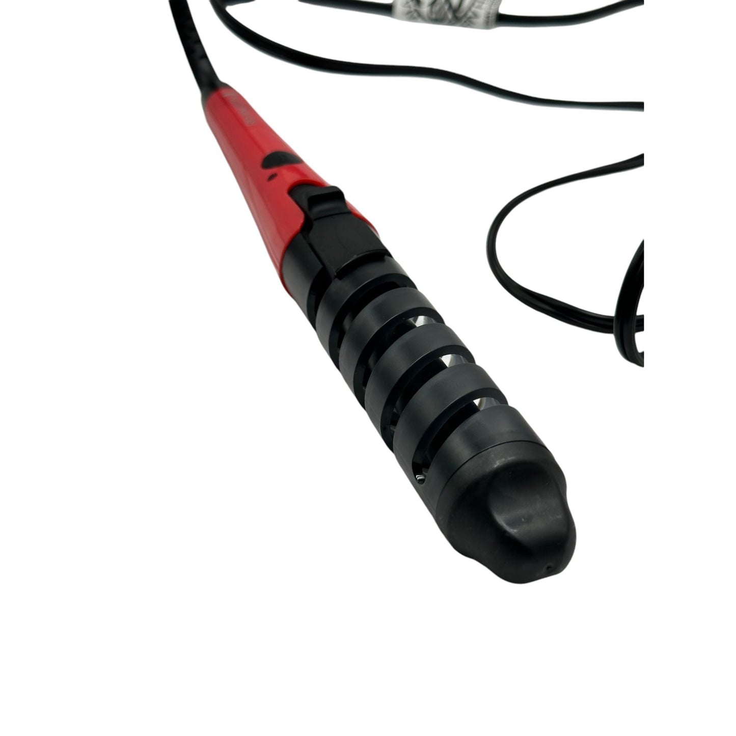 Remington Curling Wand With Spiral Guide Red & Black Hair Styling Tool For Effortless Curls