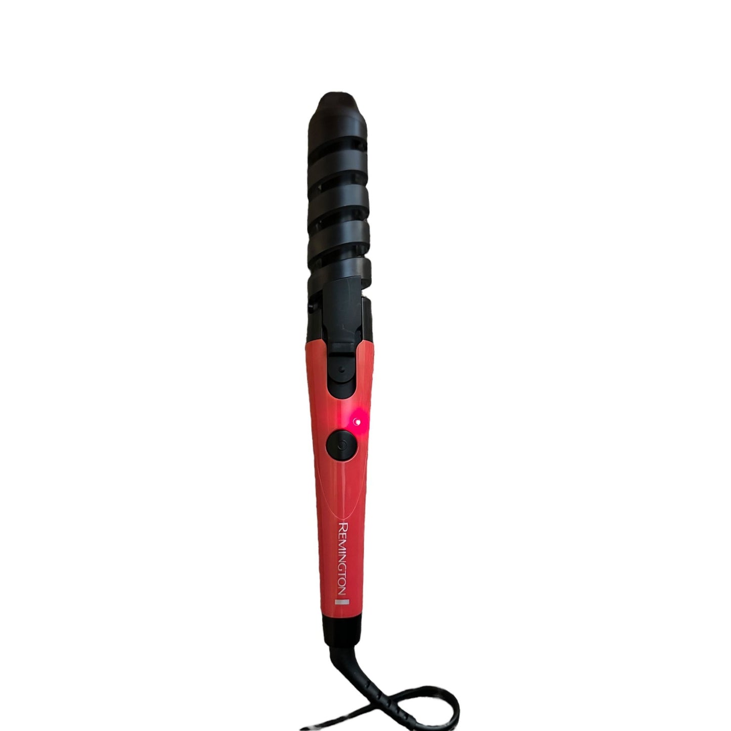 Remington Curling Wand With Spiral Guide Red & Black Hair Styling Tool For Effortless Curls