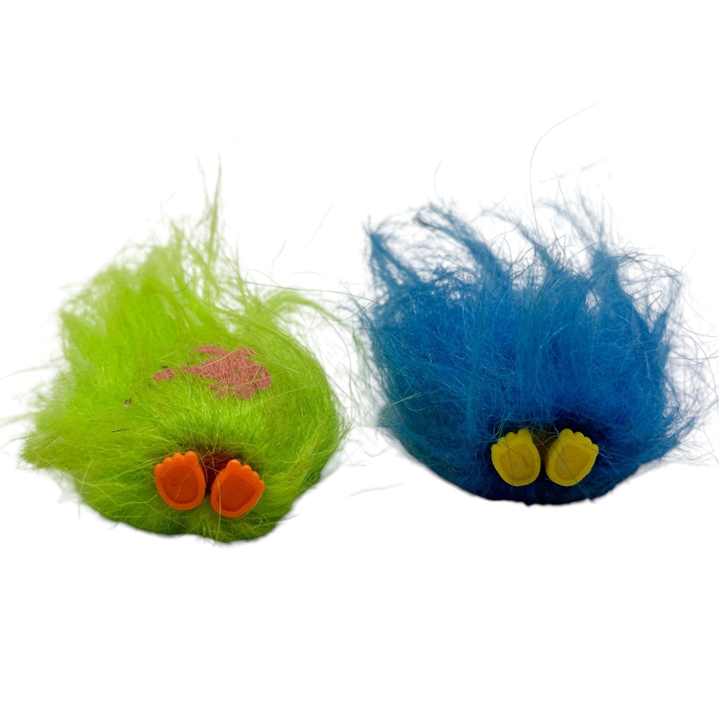 Dreamworks Troll Series 4 Green Fosberto Hair Blue Fuzzbert Blind Bag Figure