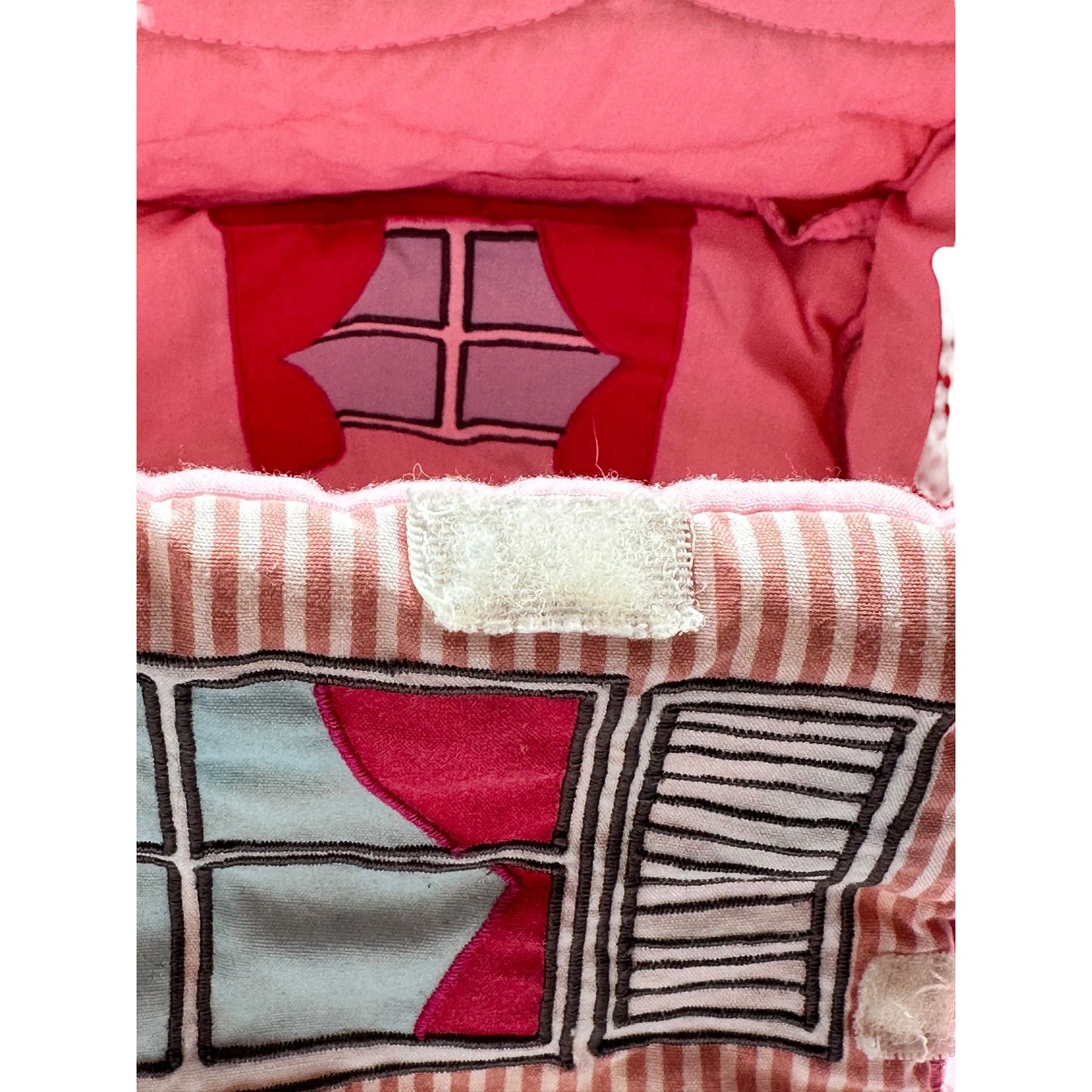 Quilted Pink Playhouse Bag With Handle