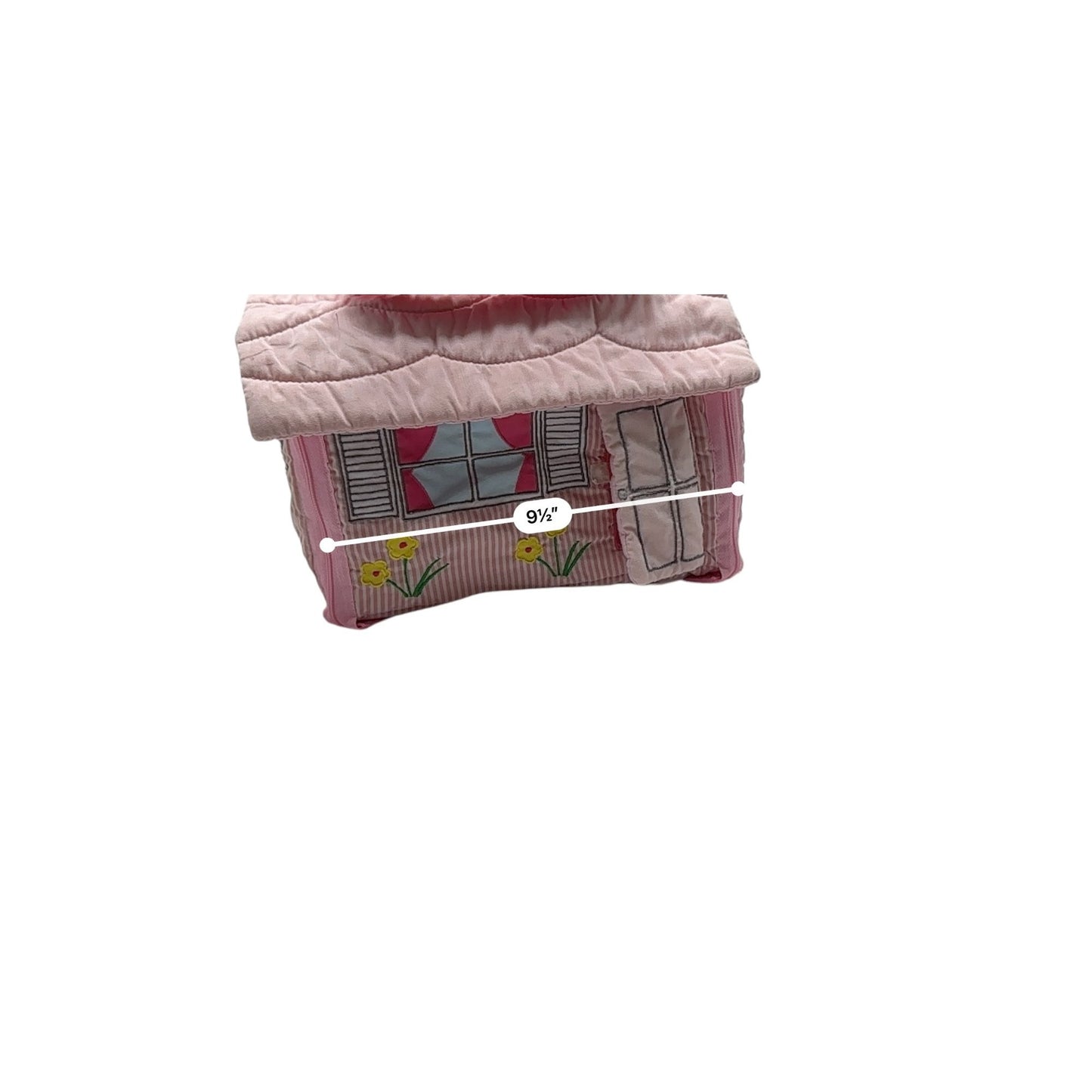 Quilted Pink Playhouse Bag With Handle