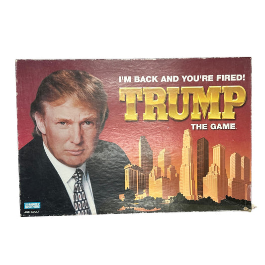 Trump The Game Board Game By Hasbro 2004 Complete Adult 3-4 Players