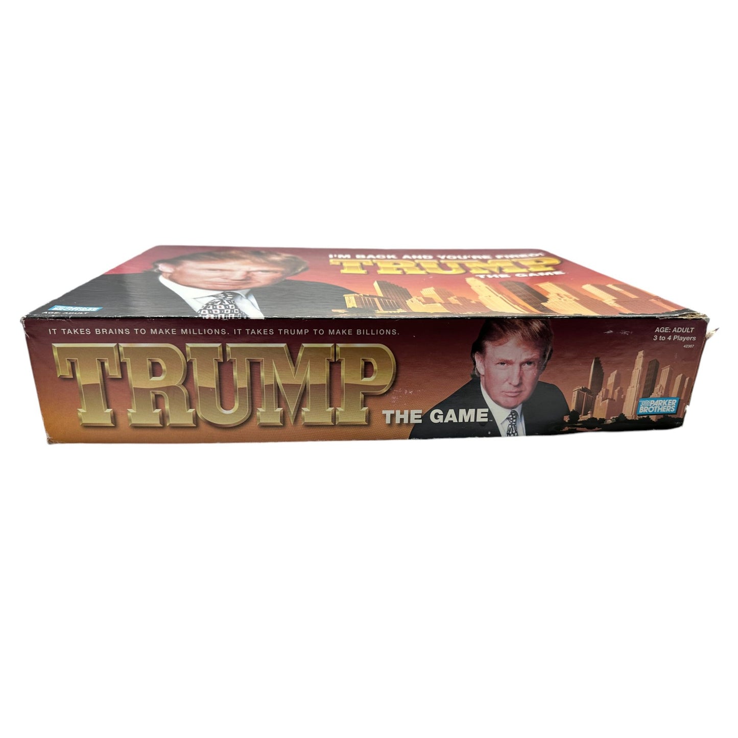 Trump The Game Board Game By Hasbro 2004 Complete Adult 3-4 Players