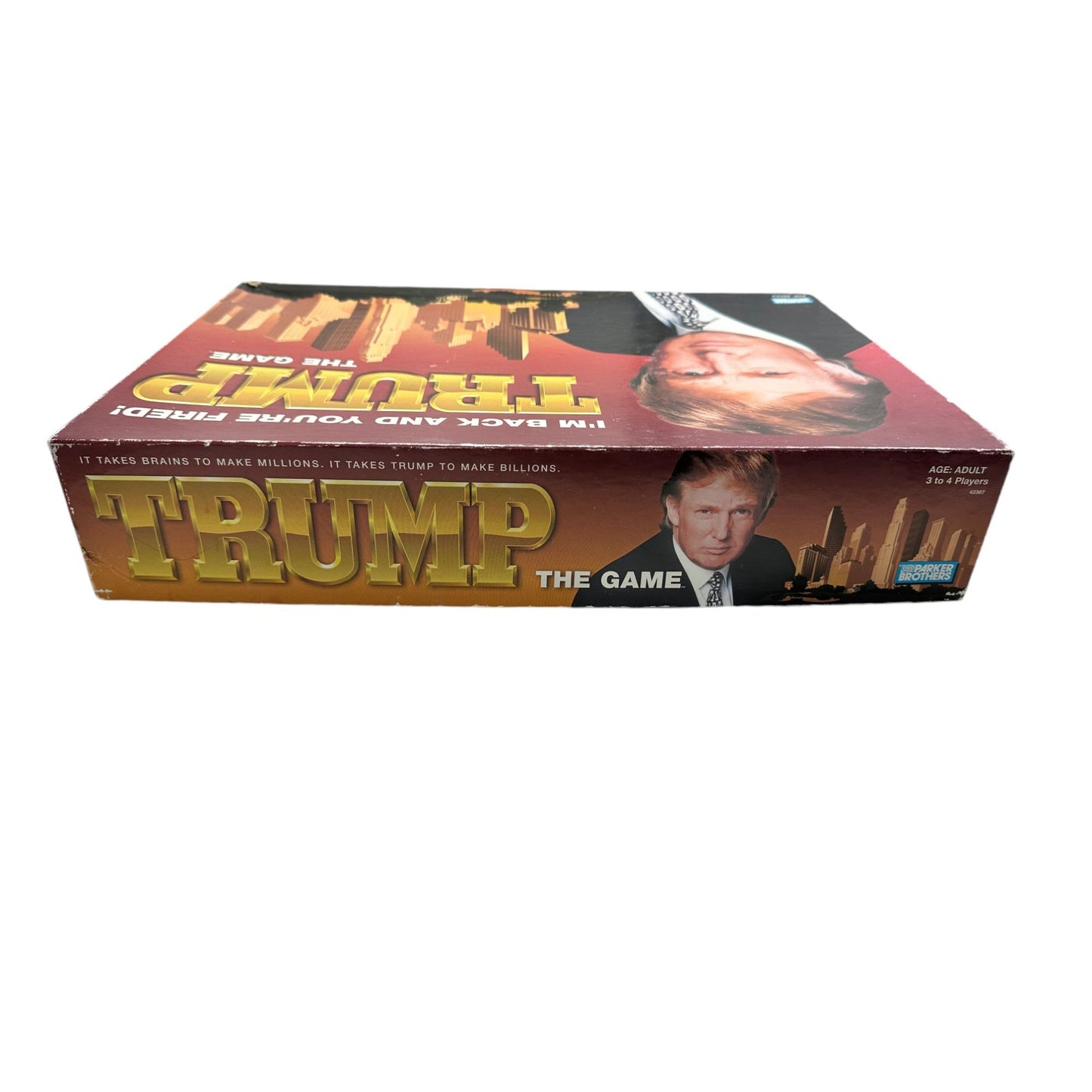 Trump The Game Board Game By Hasbro 2004 Complete Adult 3-4 Players