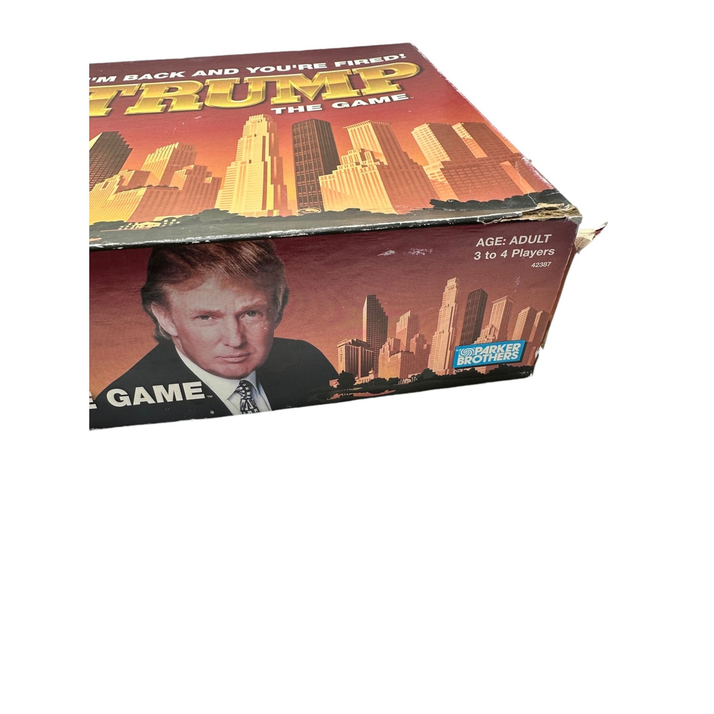 Trump The Game Board Game By Hasbro 2004 Complete Adult 3-4 Players