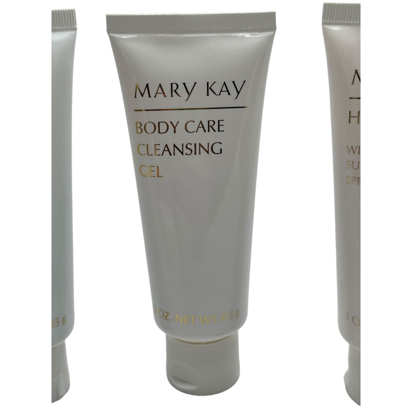 Mary Kay Body Care Buffing Cream Cleansing Gel Hand Cream Sunscreen SPF 4 & Extra Emollient