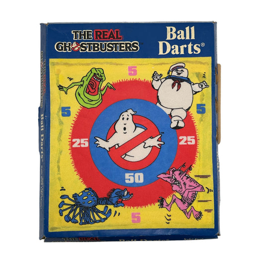 Vintage The Real Ghostbusters Ball Darts Set Complete With Box & Balls 1980s Collectible