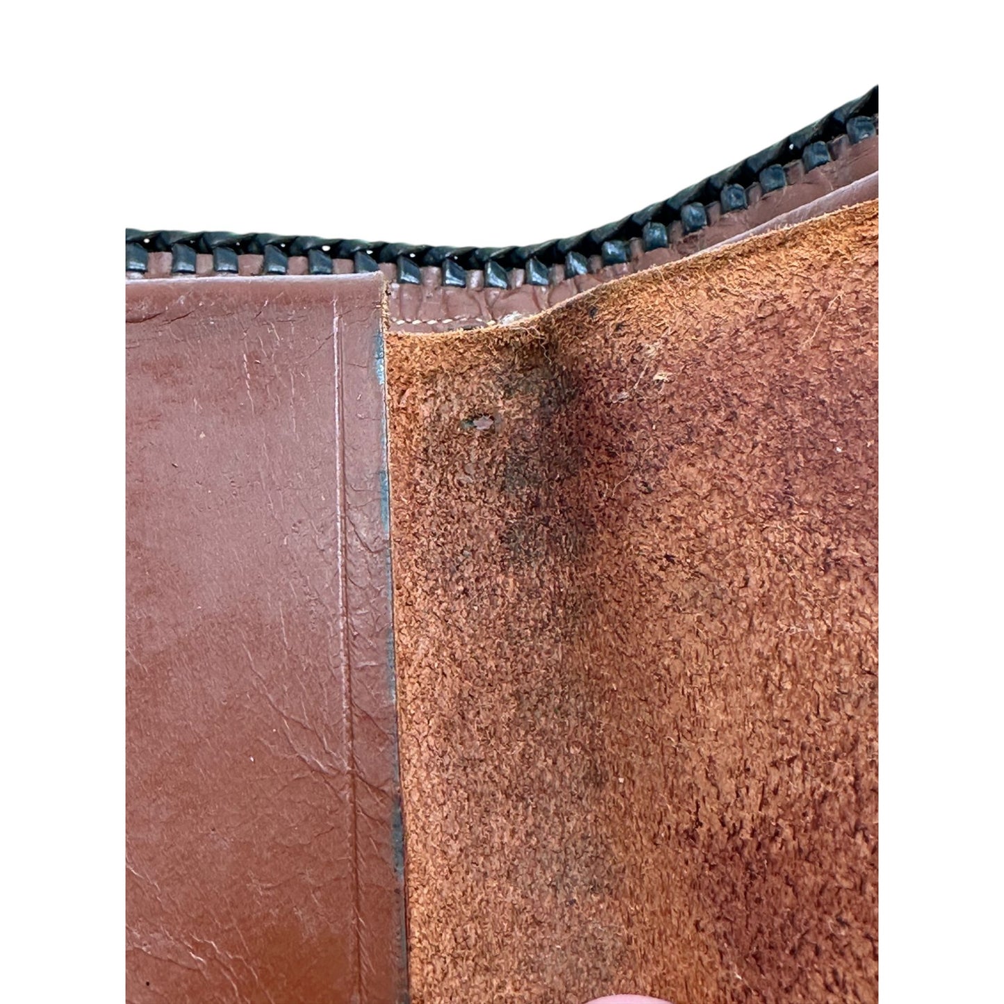 Handcrafted Leather Wallet With Floral Embossed Design & Snap Closure