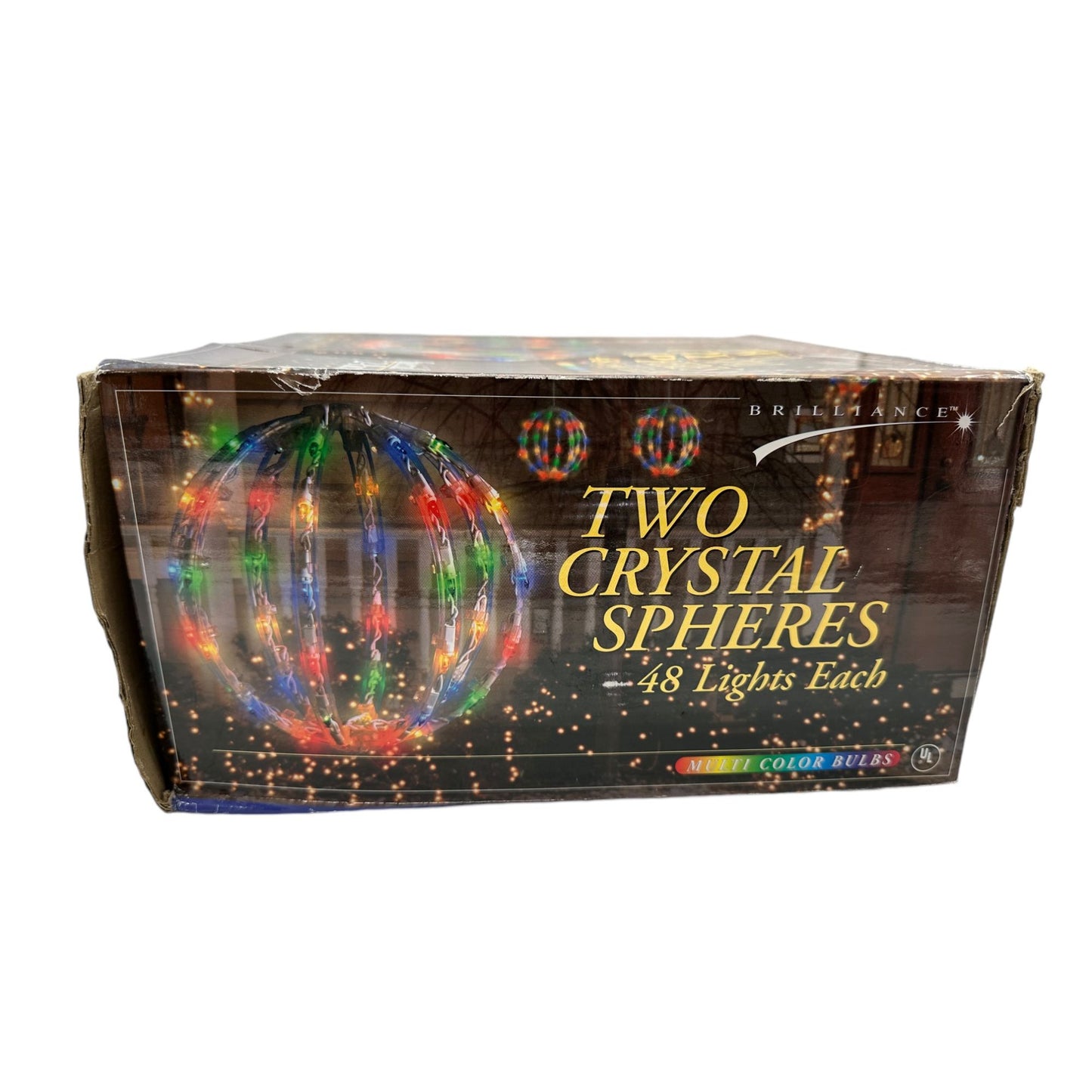 Brilliance Crystal 1 Sphere 1 Spiral Multi-Color Bulbs