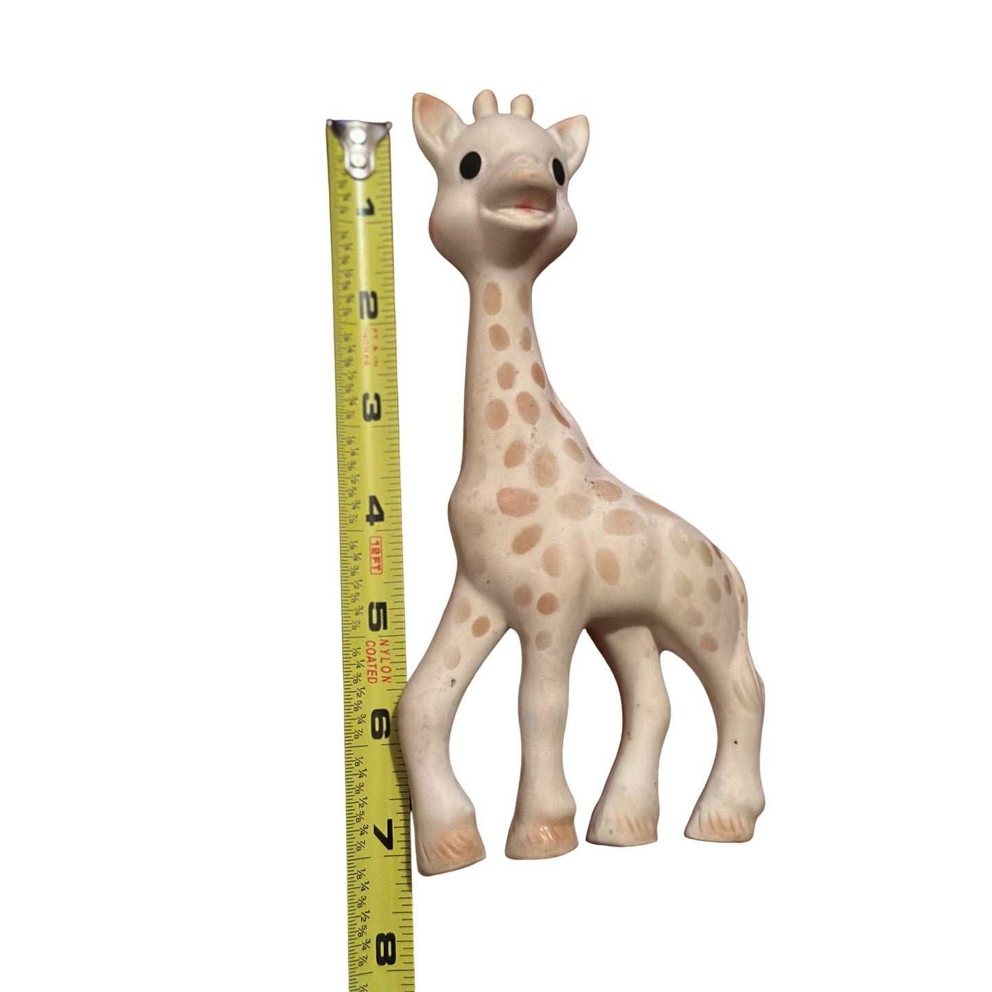 Vulli Sophie The Giraffe Teether 100%  Rubber  Safe & Soothing Baby Toy 4"x7"T