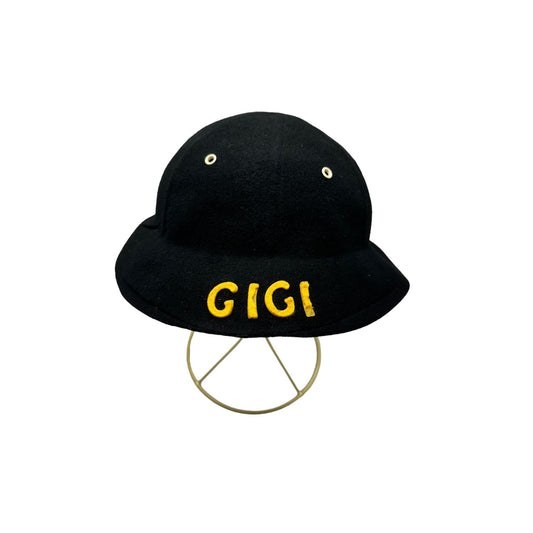 Vintage Womens GIGI Bucket Bucket Hat Cap Black Collectible Rare find