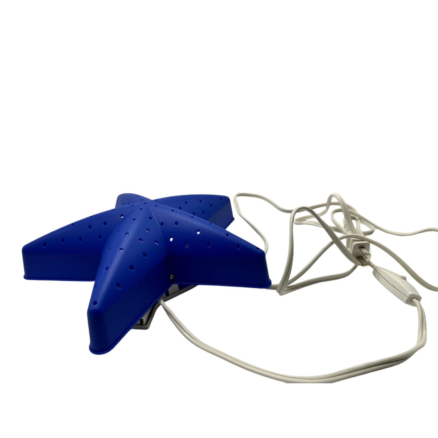 IKEA Smila Stjarna Blue Star-Shaped Light With Plug & Switch Fun Home Decor For Kids Room & Nurseries