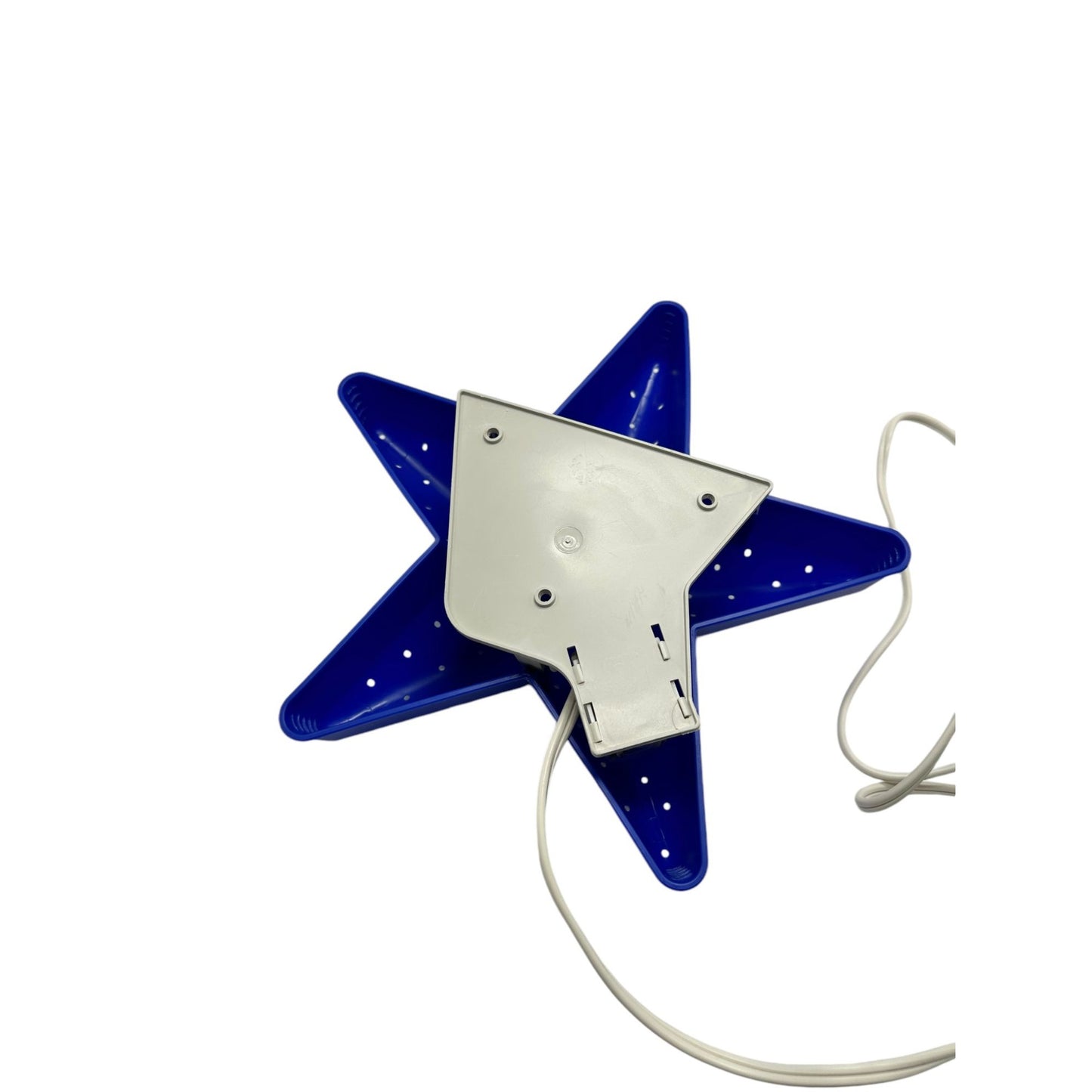 IKEA Smila Stjarna Blue Star-Shaped Light With Plug & Switch Fun Home Decor For Kids Room & Nurseries