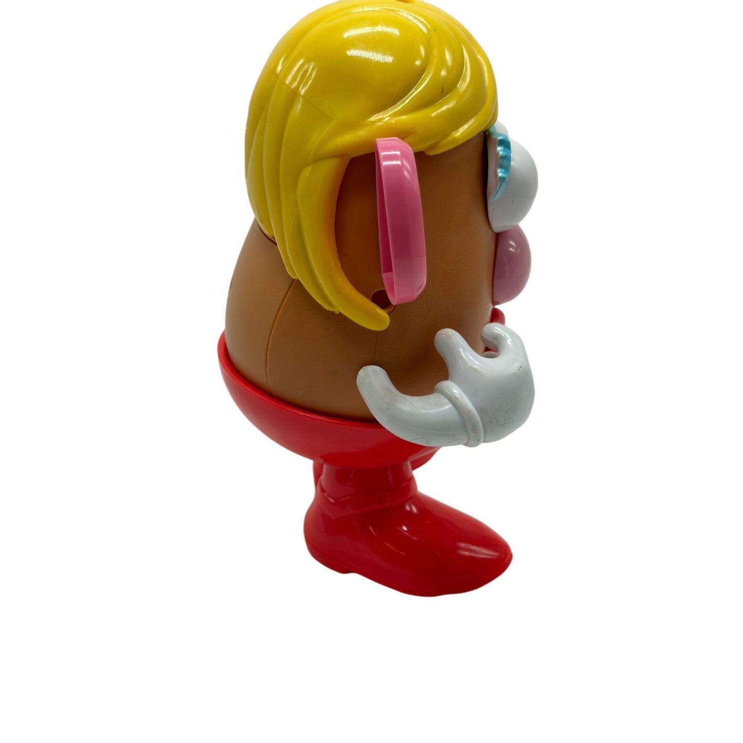 Mrs. Potato Head Toy Figure With Removable Parts Blonde Hair And Red Shoes By Hasbro