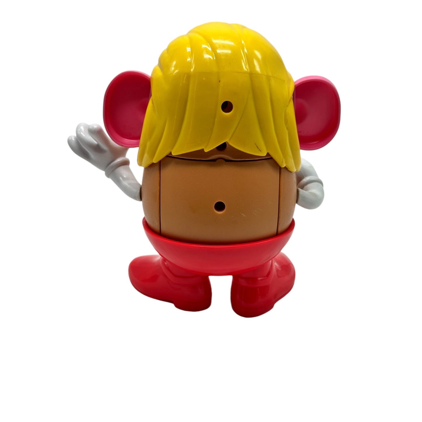 Mrs. Potato Head Toy Figure With Removable Parts Blonde Hair And Red Shoes By Hasbro