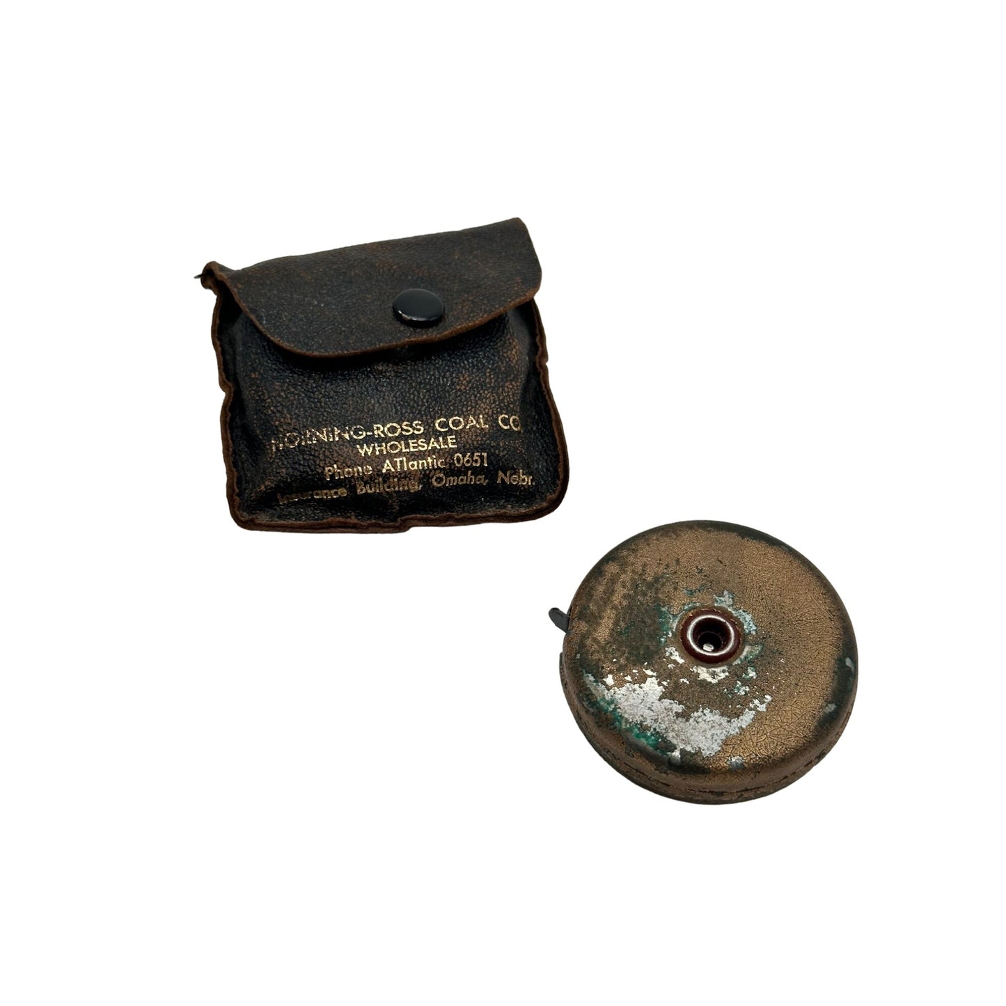 Vintage Metal Tape Measure Collectable Work Tools Made in Omaha Nebraska