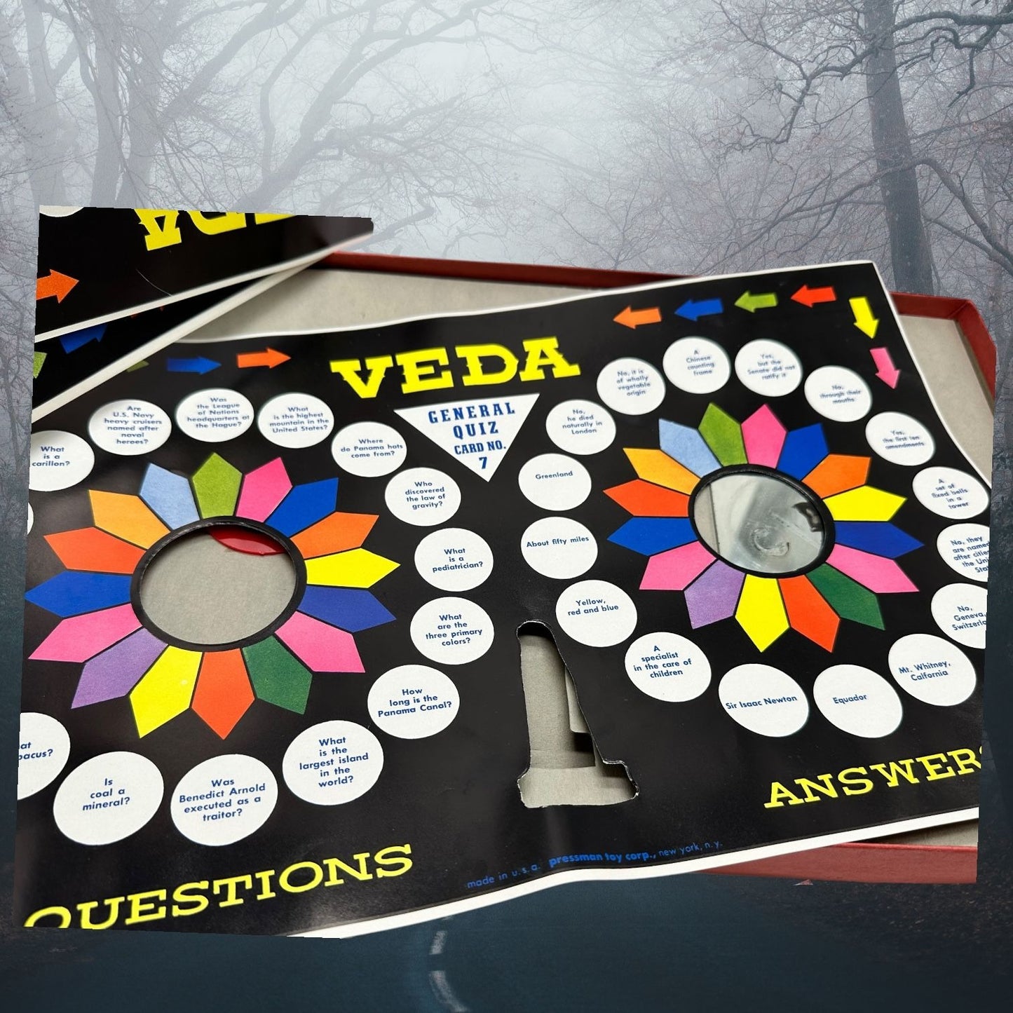 Veda The Magic Answer Man Magnetic Quiz Educational Game