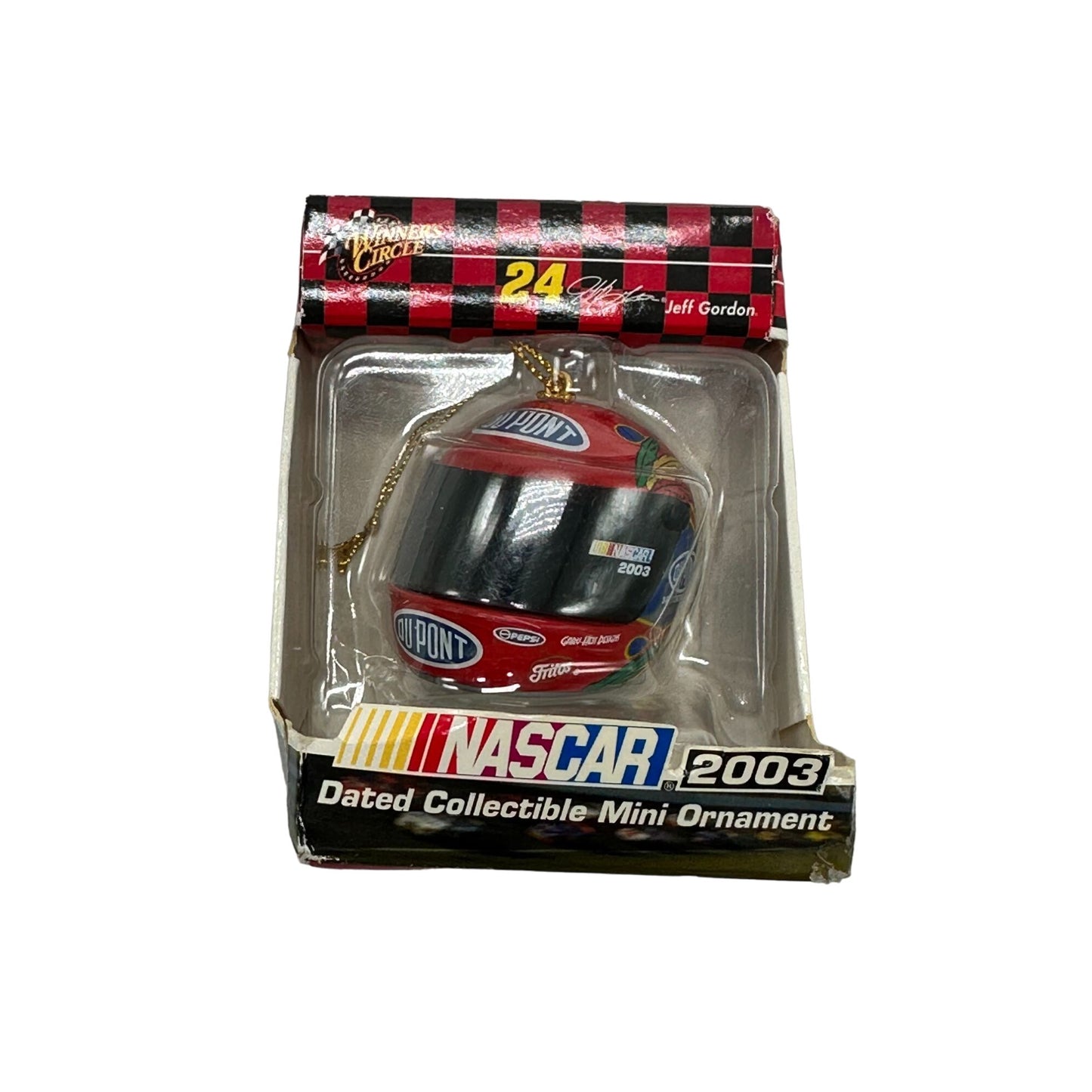 Winners Circle Jeff Gordon Nascar Helmet 2003 Dated Collectible Mini Ornament