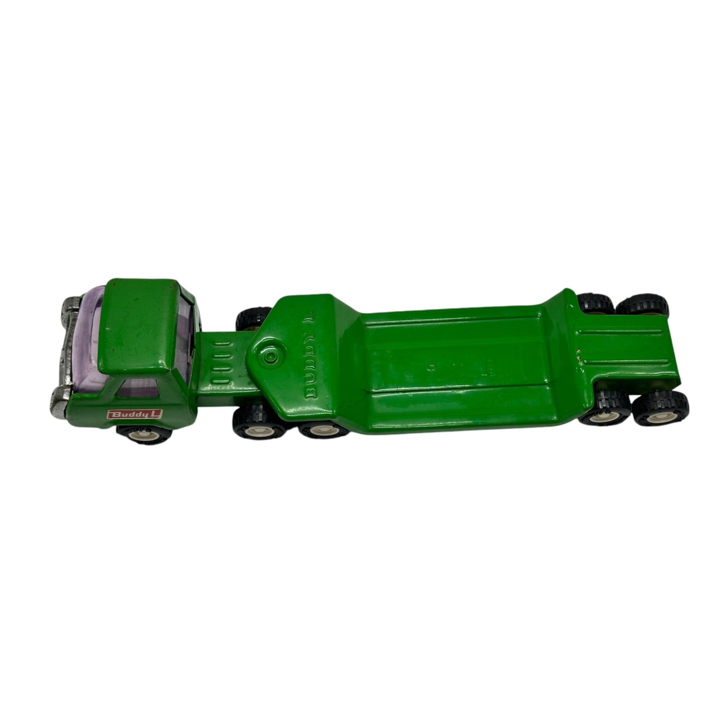 Buddy L Green Toy Truck Trailer Diecast Car Collectible Model