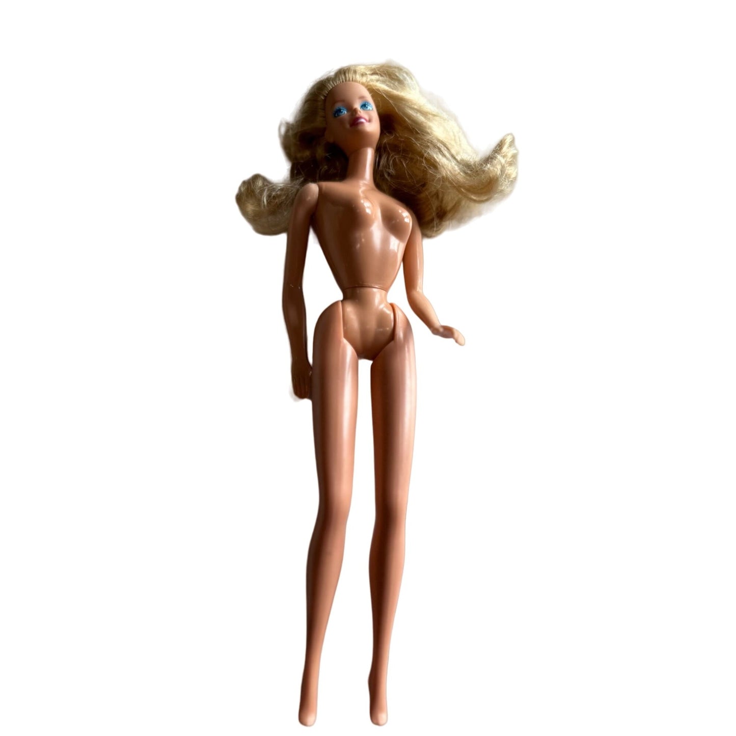 Vintage Mattel Inc 1966 Barbie Twisting Body As Is Blonde Hair Made in Malaysia