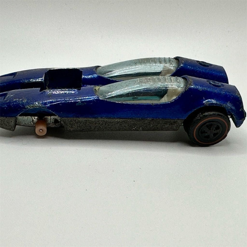 Vintage 1968 Hot Wheels Redline Splittin Image Blue **See Note Below