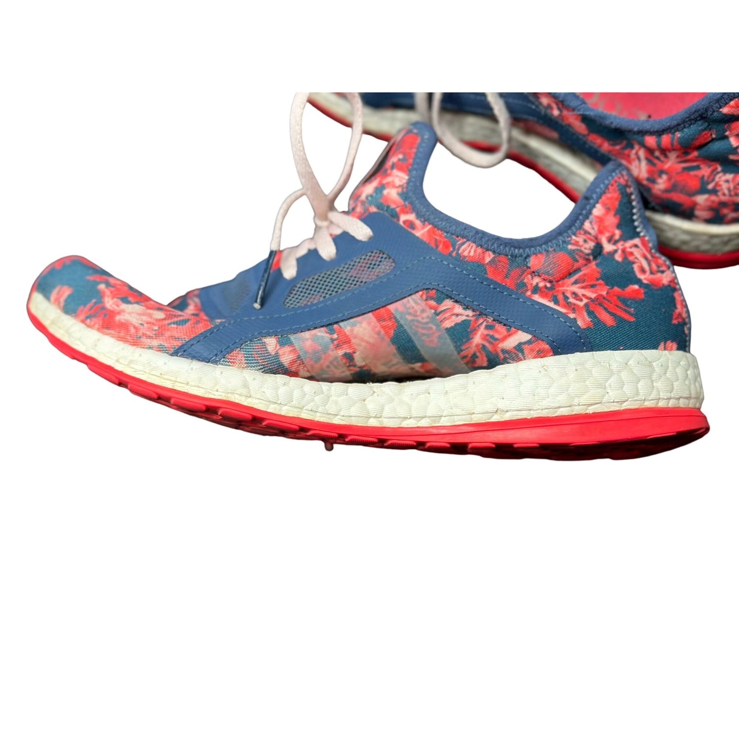 Adidas Womens Pure Boost X Floral Endless Energy Running Sneakers Shoes size 8.5