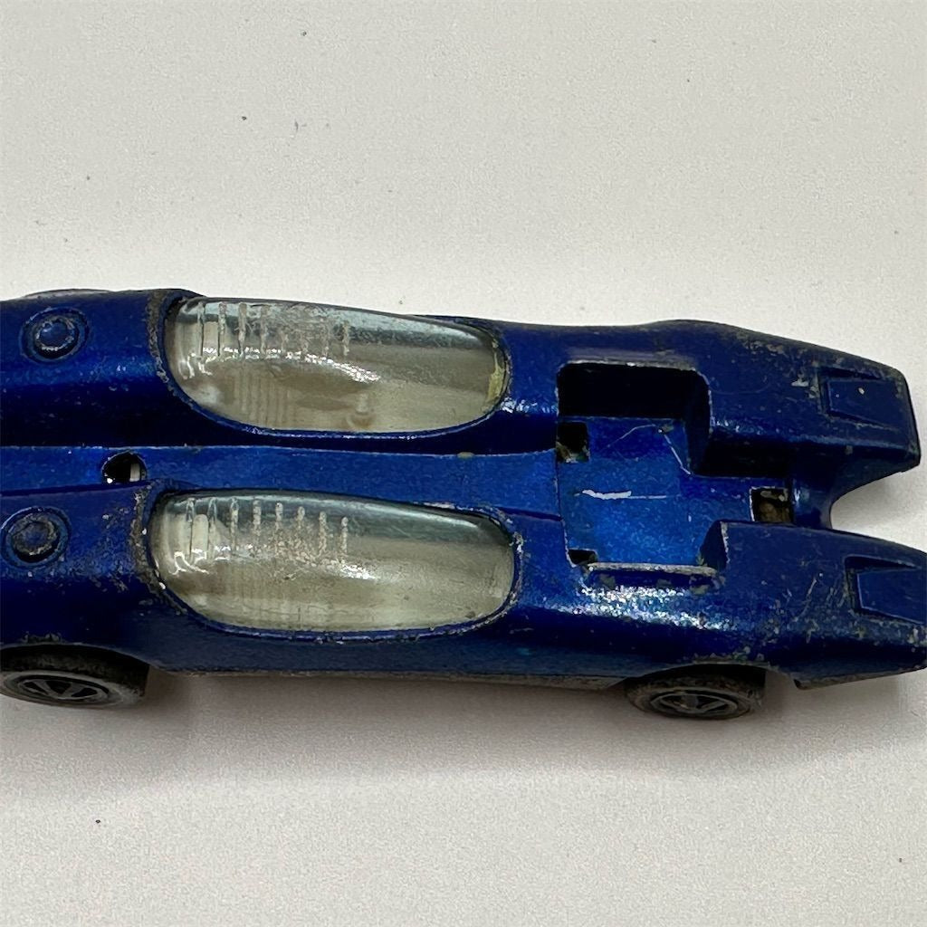 Vintage 1968 Hot Wheels Redline Splittin Image Blue **See Note Below