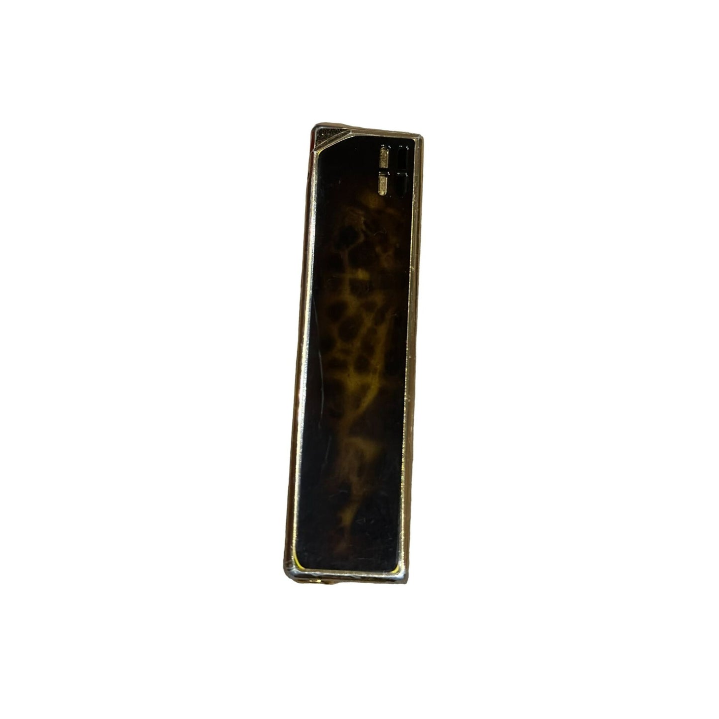 Vintage Kingsway Harrods Lighter Gold Tone Tortoiseshell Enamel Original Case