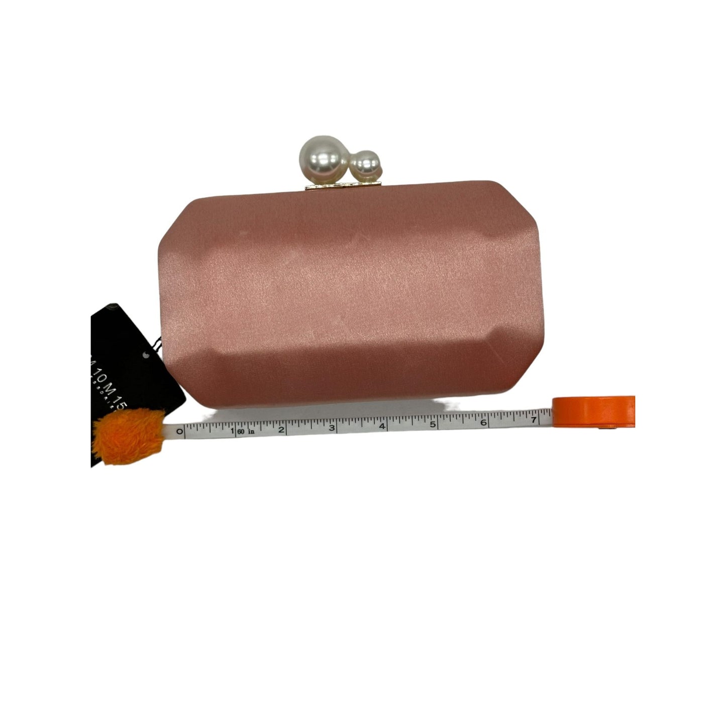 M 10 M 15 Accessories Women's Pink Maud Faux Pearl-embellished Satin Clutch Bag