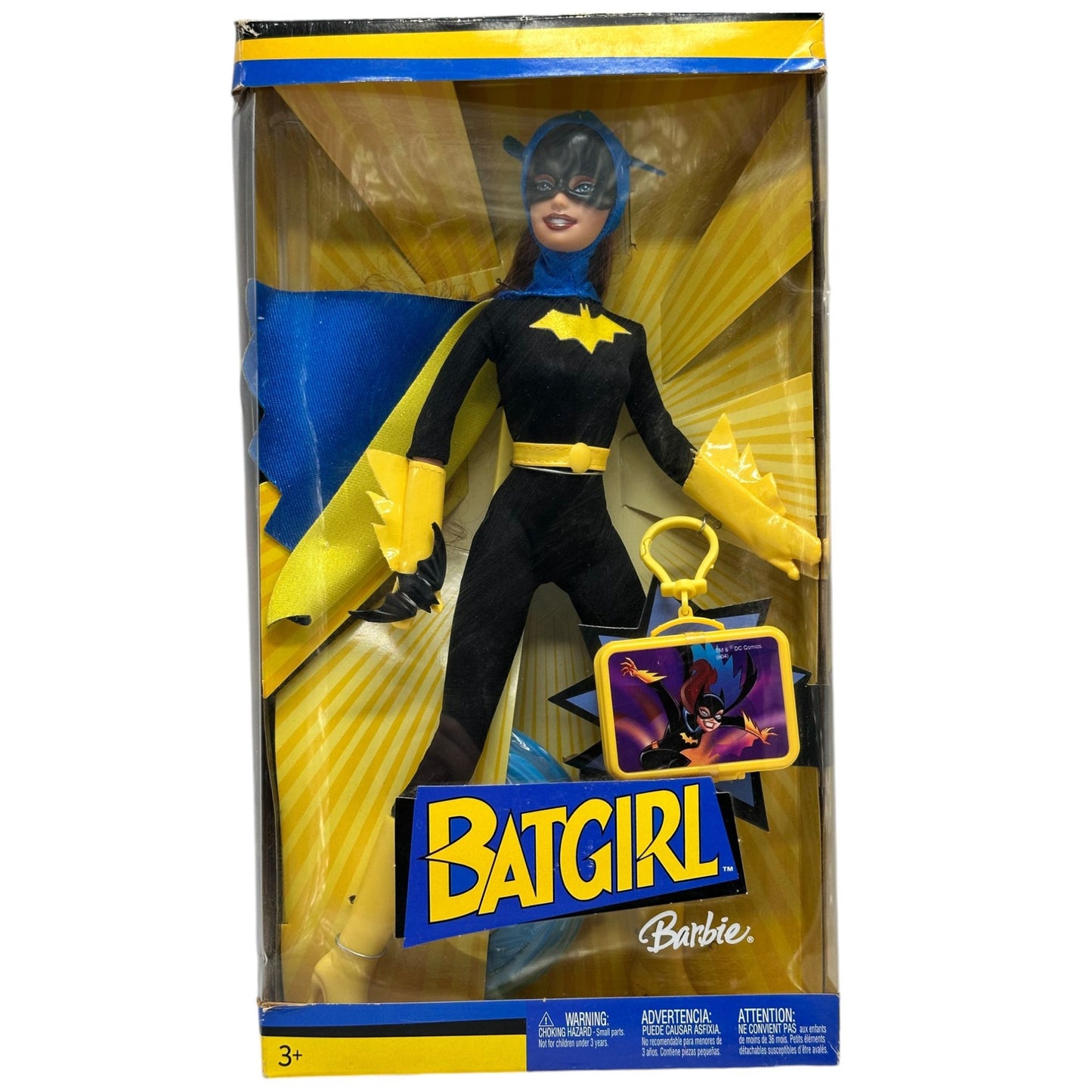 Batgirl Barbie Doll 3+ Black & Yellow Costume Mattel