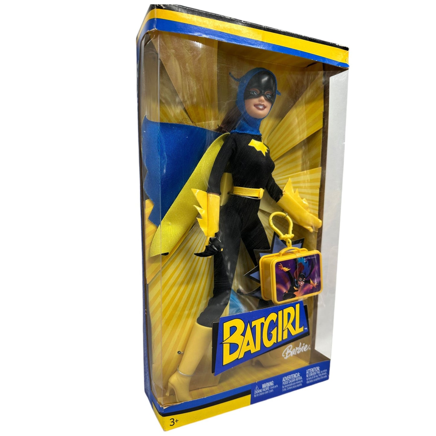 Batgirl Barbie Doll 3+ Black & Yellow Costume Mattel