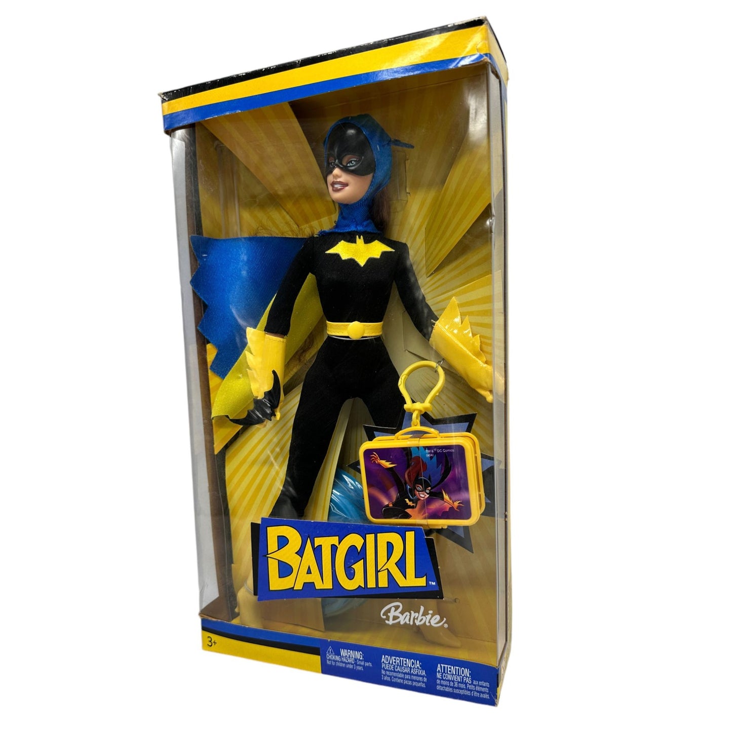 Batgirl Barbie Doll 3+ Black & Yellow Costume Mattel