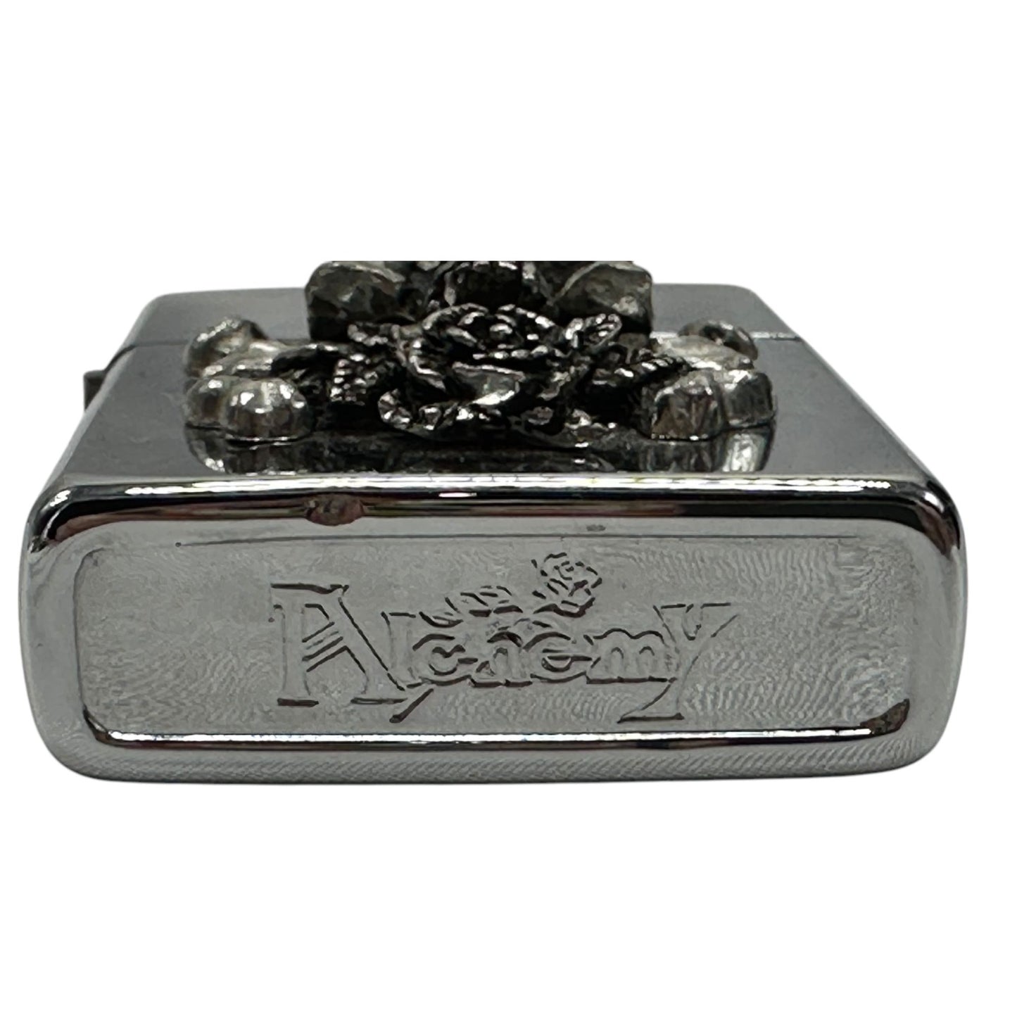 Skull & Crossbones Alchemy Chrome Lighter