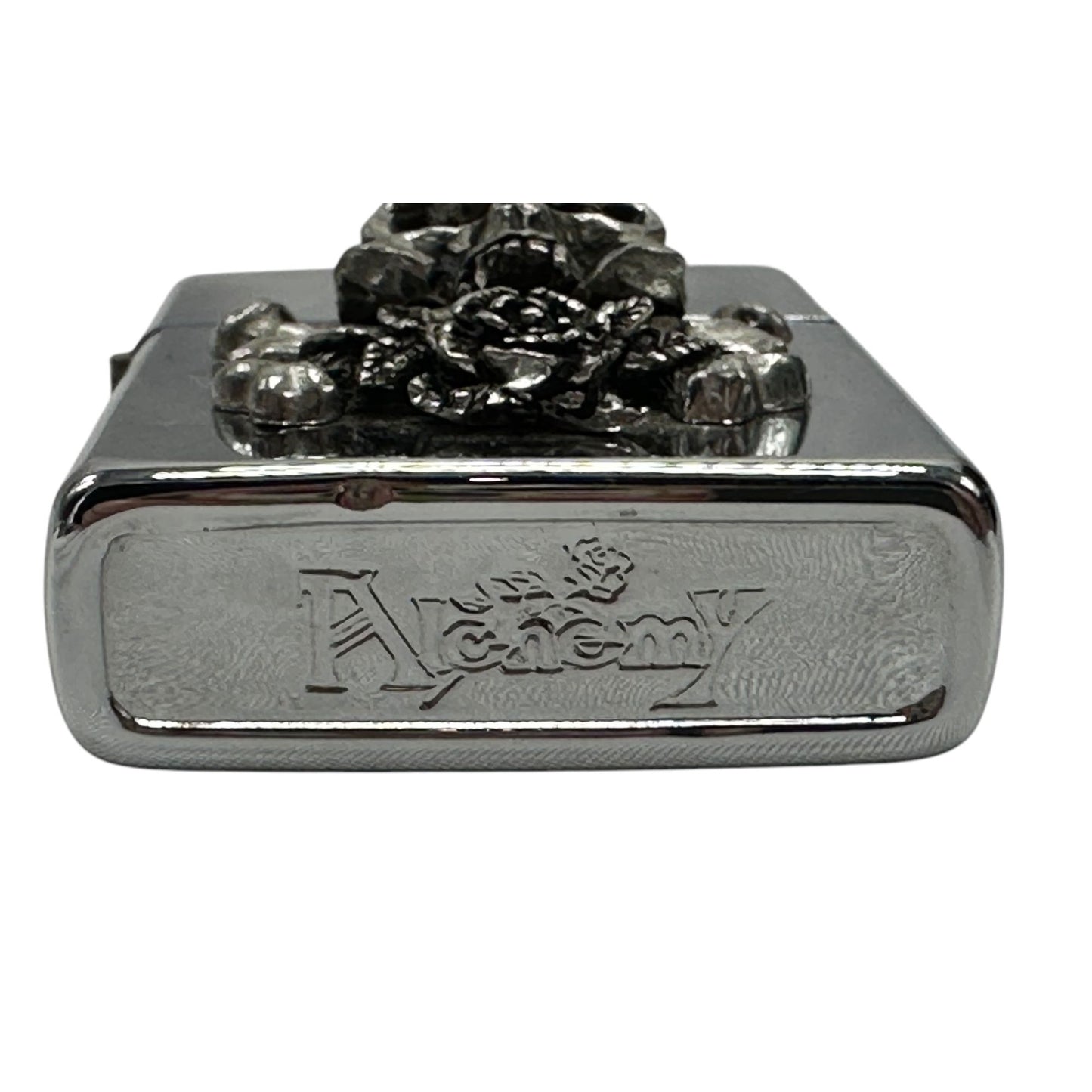 Skull & Crossbones Alchemy Chrome Lighter