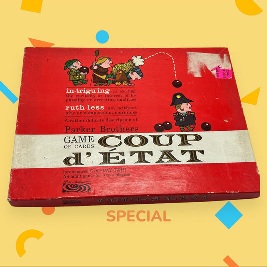 Vintage Parker Brothers Coup DEtat Game Of Cards