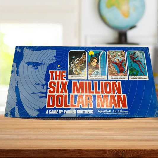 The Six Million Dollar Man Board Game Ages 6-12 2-4 Players Parker Brothers 1975