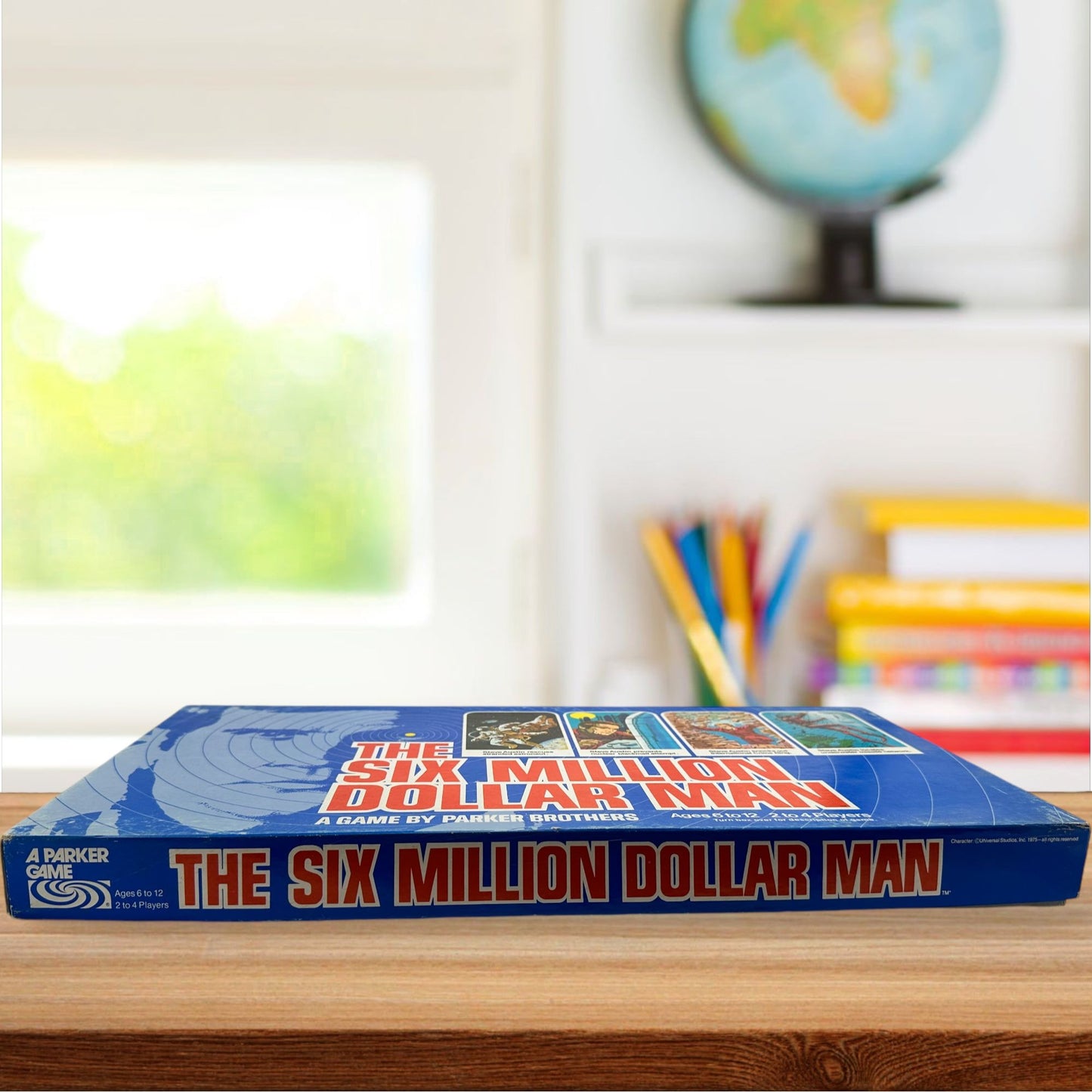 The Six Million Dollar Man Board Game Ages 6-12 2-4 Players Parker Brothers 1975