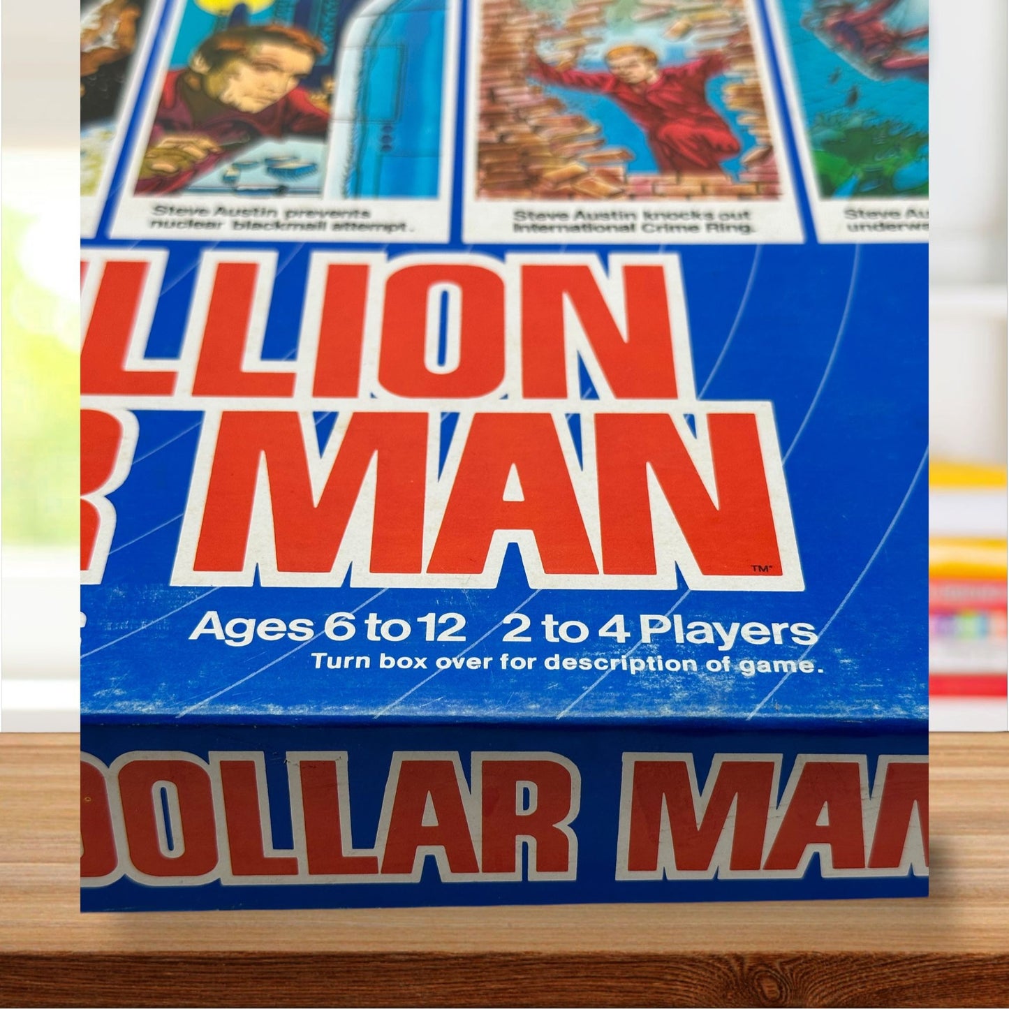 The Six Million Dollar Man Board Game Ages 6-12 2-4 Players Parker Brothers 1975