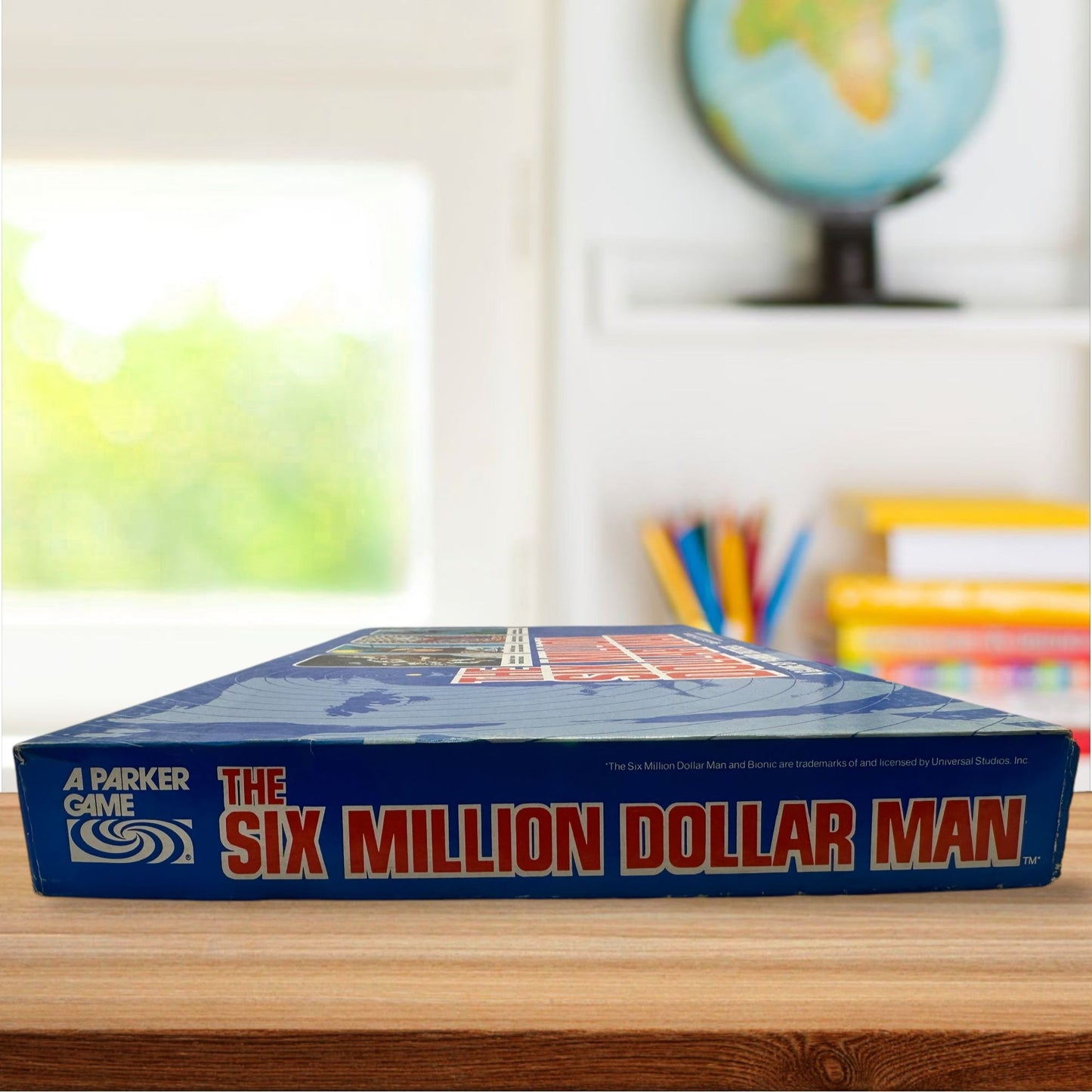 The Six Million Dollar Man Board Game Ages 6-12 2-4 Players Parker Brothers 1975