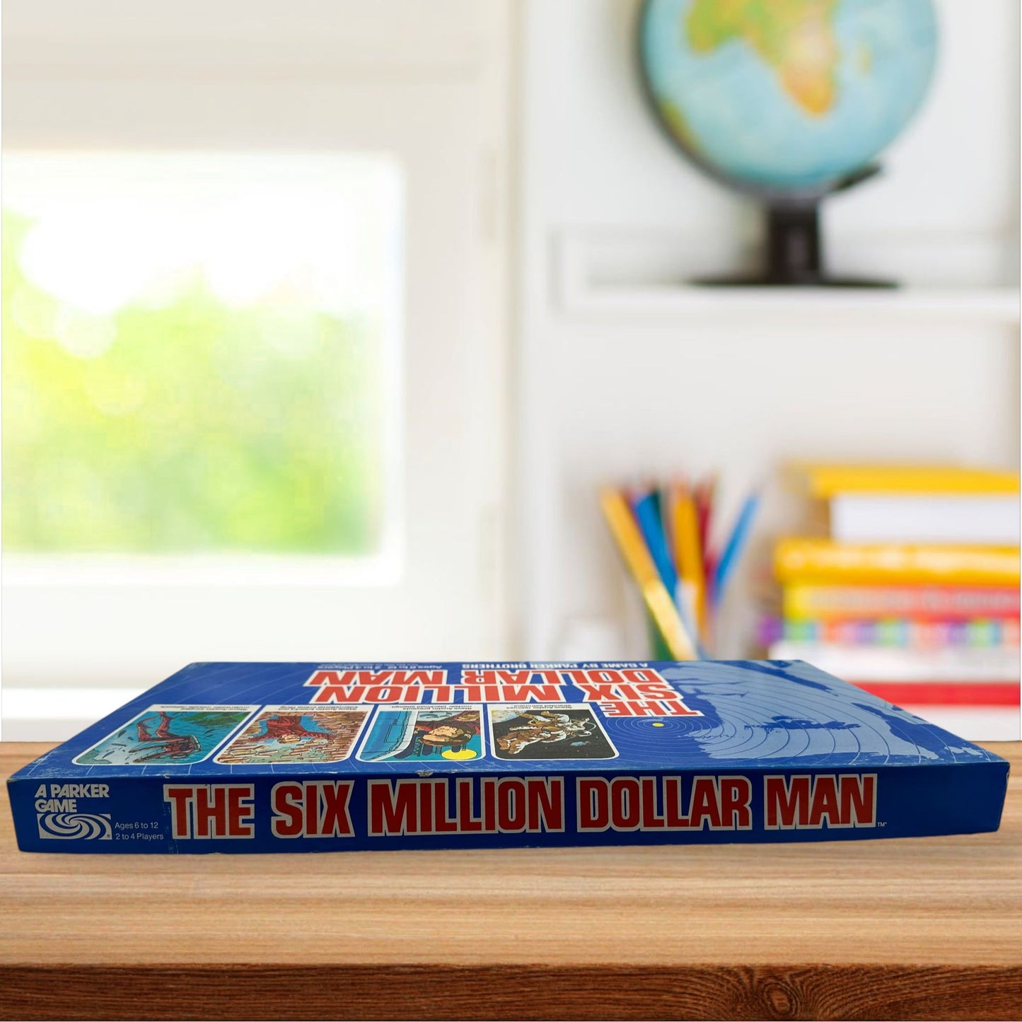 The Six Million Dollar Man Board Game Ages 6-12 2-4 Players Parker Brothers 1975