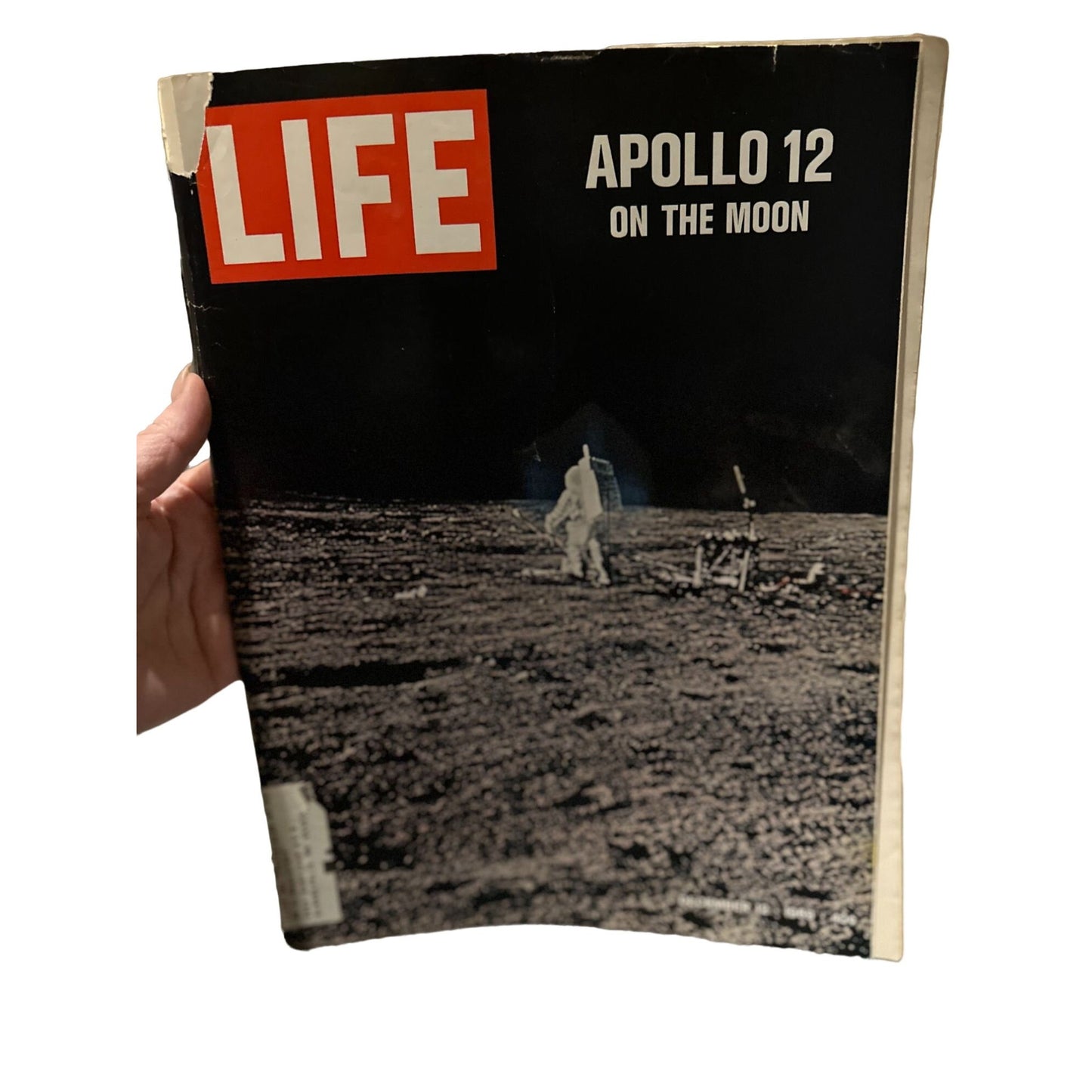 Vintage LIFE Magazine Dec 12, 1969  Apollo 12 On The Moon Historic Space Exploration