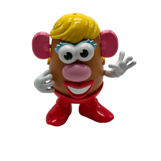 Mrs. Potato Head Toy Figure With Removable Parts Blonde Hair And Red Shoes By Hasbro