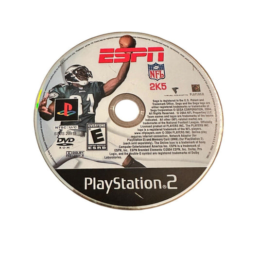 ESPN NFL 2K5 (PlayStation 2, 2004) Game Only