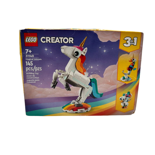 LEGO Creator 3-In-1 Magical Unicorn Building Kit 31140 145 Pieces Ages 7+